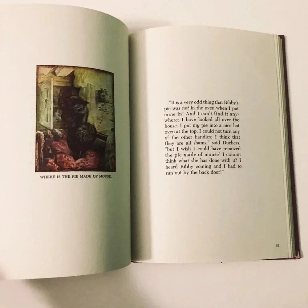 Vtg Double Book The  Pie and The Patty Pan and The Golden Goose and Other - Picture 11 of 16